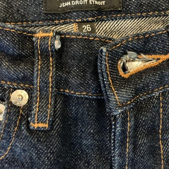 A.P.C. Women's Straight Leg Jeans - Dark Blue - Picture 2 of 11